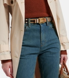 Burberry EKD Burberry Check reversible belt