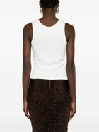 Christopher Esber White Twist Cut-Out Tank Top