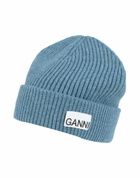 Ganni Womens Hat Azure