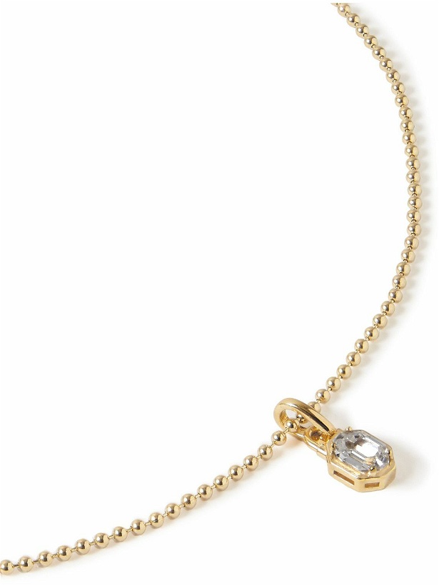 Photo: Hatton Labs - Gold-Plated Cubic Zirconia Pendant Necklace