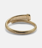 Marina B Trisola Trumpet 18kt gold bangle with diamonds