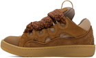 Lanvin Tan Skate Sneakers