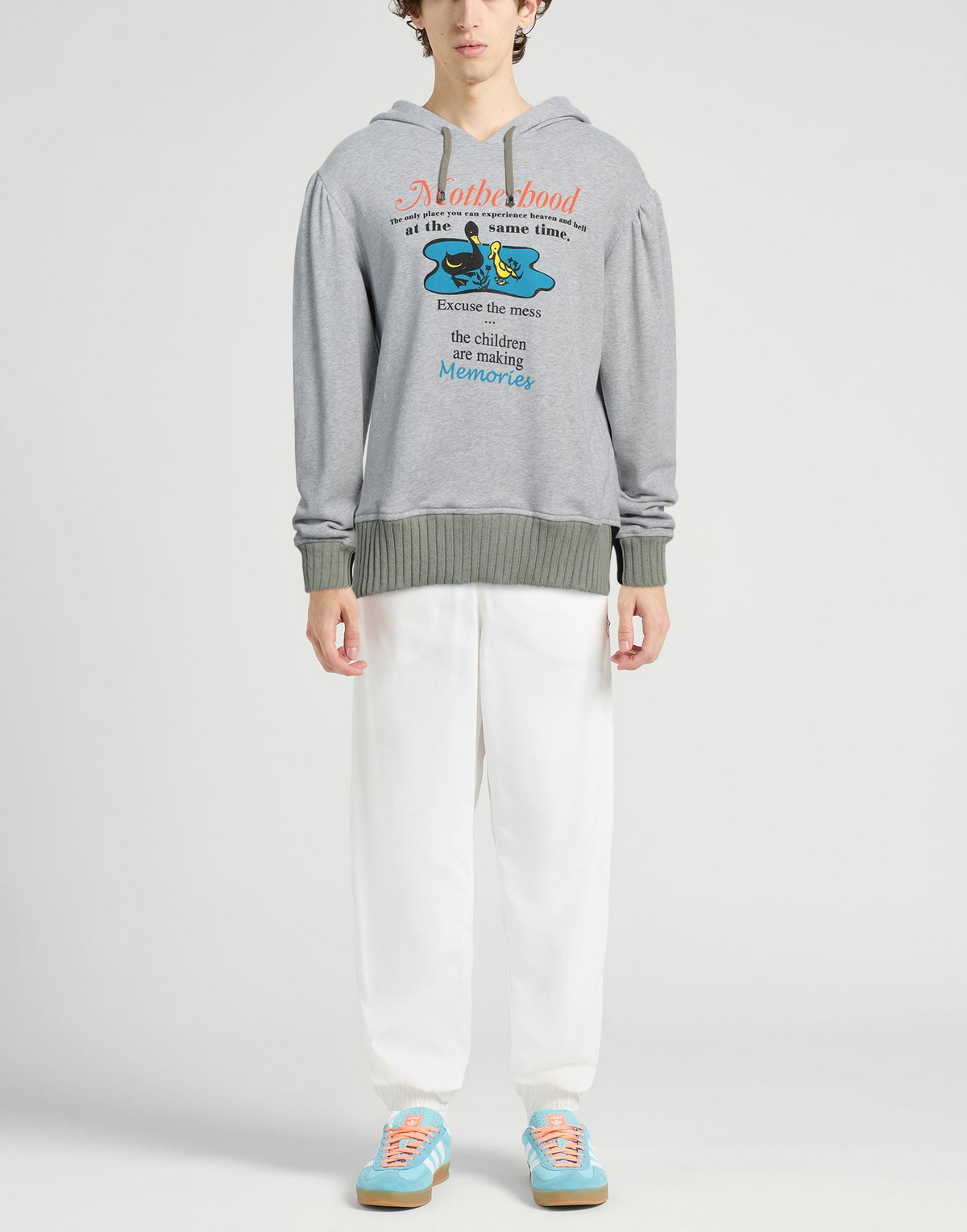 Cormio Mens Sweatshirt in Light grey