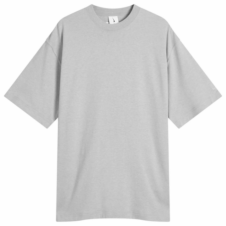 Photo: Nike Wool Classics T-Shirts in Matte Silver/Heather Grey