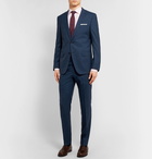 Hugo Boss - Navy Huge/Genius Slim-Fit Puppytooth Virgin Wool Suit - Blue