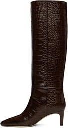 Paris Texas Brown Stiletto 60 Tall Boots