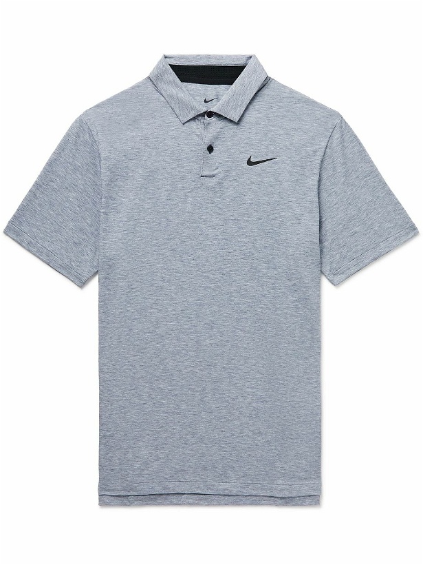 Photo: Nike Golf - Tour Dri-FIT Golf Polo Shirt - Blue