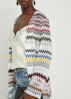 Missoni Chevron Fine-knit Shirt Cardigan Multicoloured 1