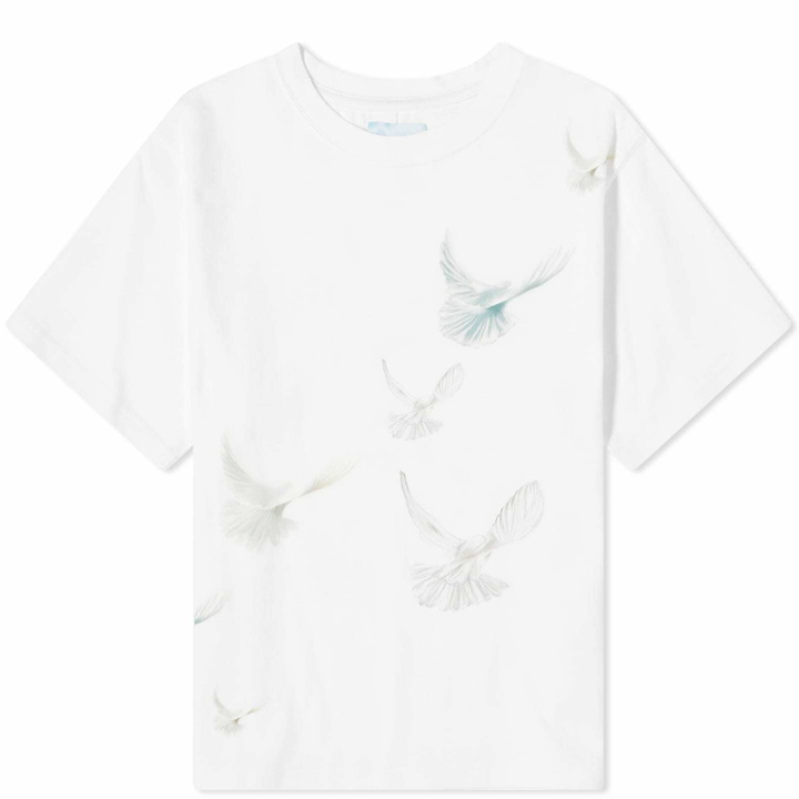 Photo: 3.Paradis Women's Singing Doves T-Shirt in White
