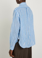 Polo Ralph Lauren Striped Linen Shirt Blue