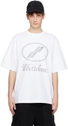 We11done White Printed T-Shirt