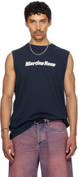 Martine Rose SSENSE Exclusive Navy Double T-shirt