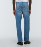 Valentino Rockstud cotton denim jeans