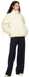 Sandy Liang Off-White Etoile Puffer Jacket