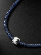Suzanne Kalan - Infinite 18-Karat White Gold, Sapphire and Diamond Necklace