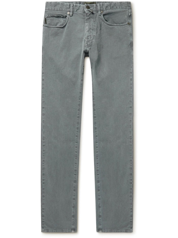 Photo: Incotex - Slim-Fit Stretch-Cotton Twill Trousers - Unknown