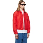 Jil Sander Red Taffeta Jacket