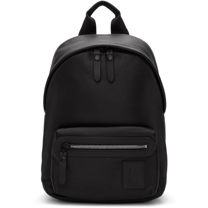 Photo: Lanvin Black Logo Patch Backpack