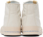 visvim Off-White Skagway Hi Sneakers
