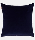 Etro Kiri embroidered cotton velvet cushion