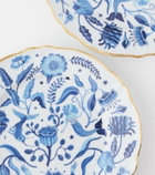 Bitossi Marino set of 4 porcelain dinner plates