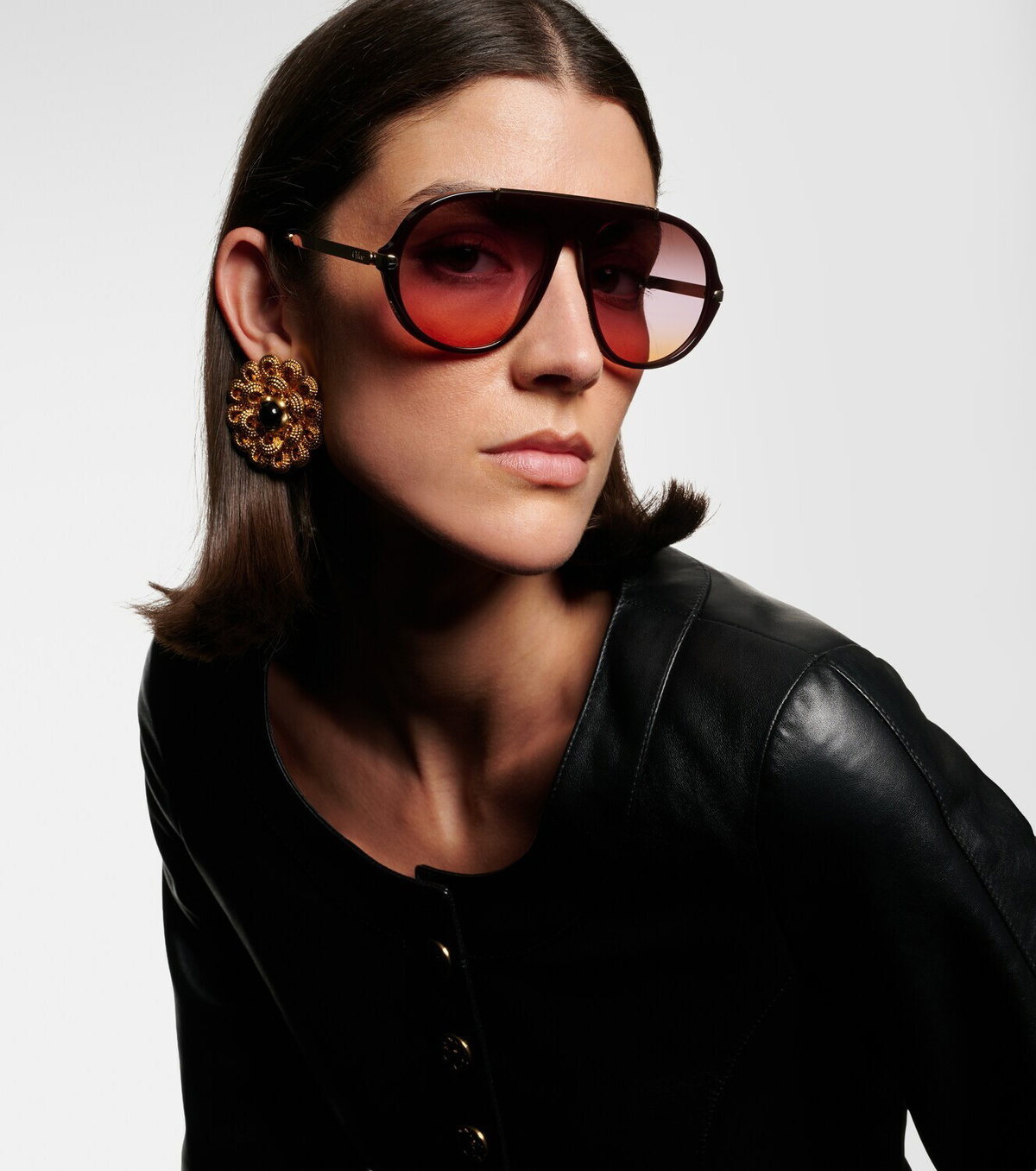 Chloé Aly aviator sunglasses
