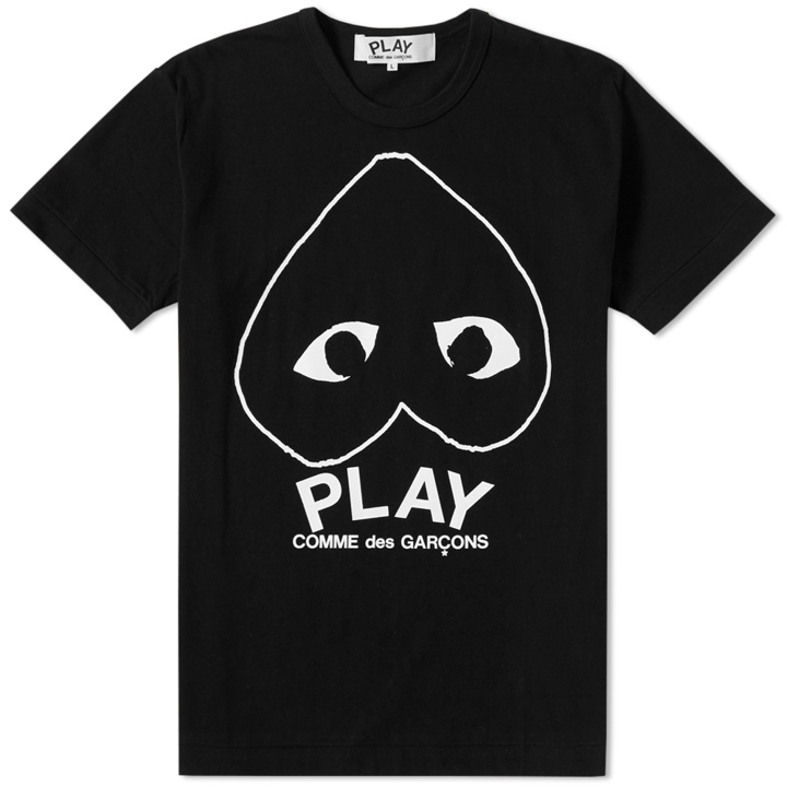 Photo: Comme des Garcons Play Inverted Heart Logo Tee