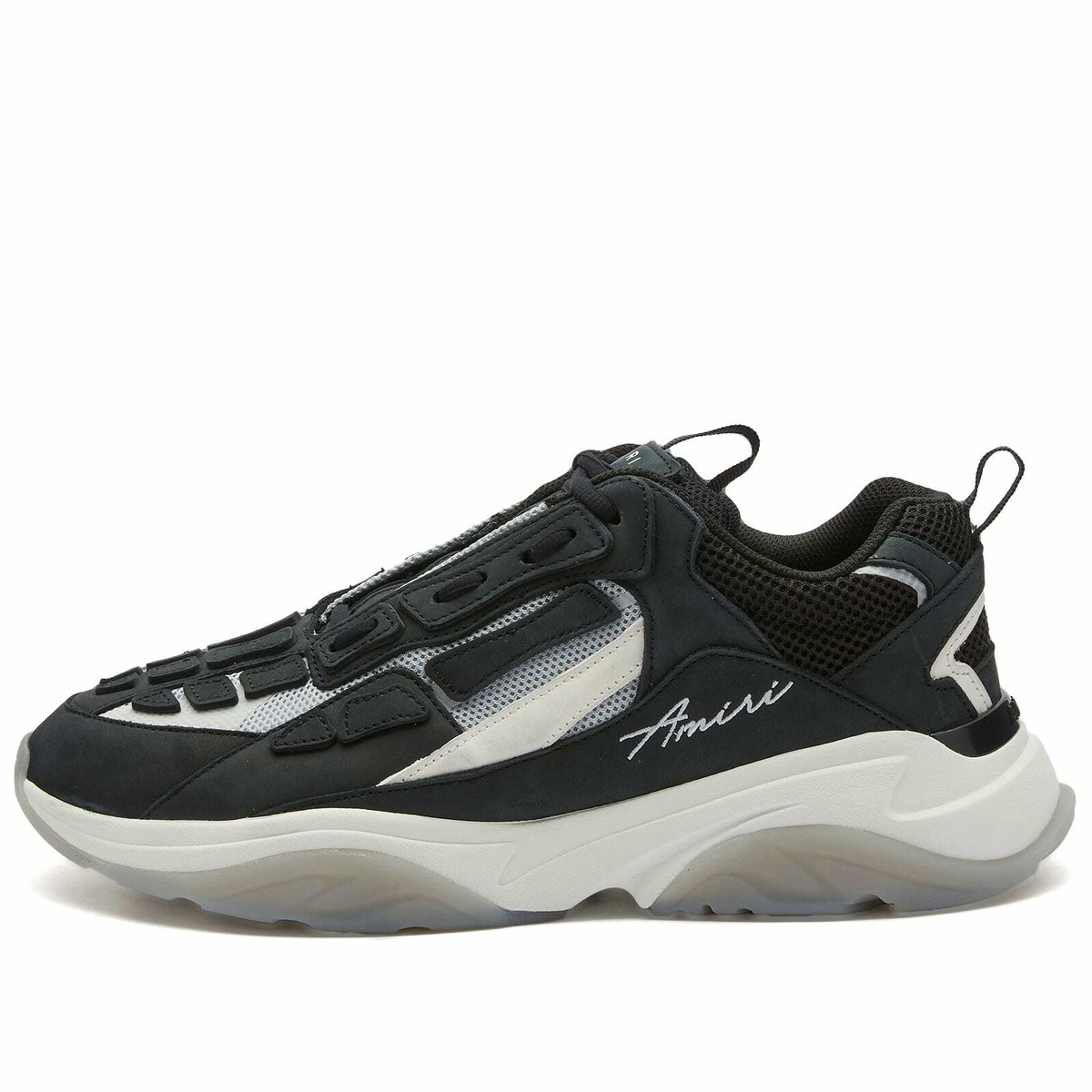 AMIRI Men's Bone Runner Sneakers in Black Amiri