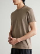 Sunspel - Supima Cotton-Jersey T-Shirt - Brown