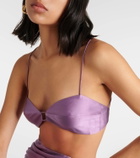 The Sei Silk bra top