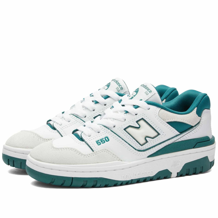 Photo: New Balance GSB550TA Sneakers in White