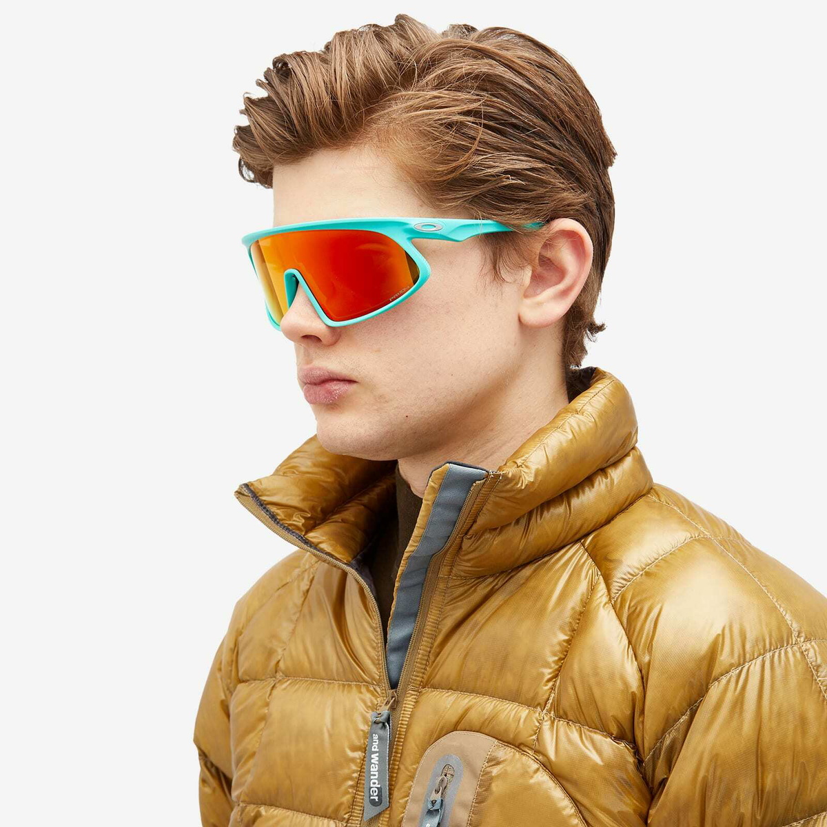 Oakley RSLV Sunglasses in Matte Celeste/Prizm Ruby 