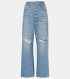 Junya Watanabe Cutout wide-leg jeans