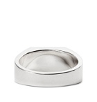M.Cohen - Sterling Silver and Lapis Lazuli Signet Ring - Silver