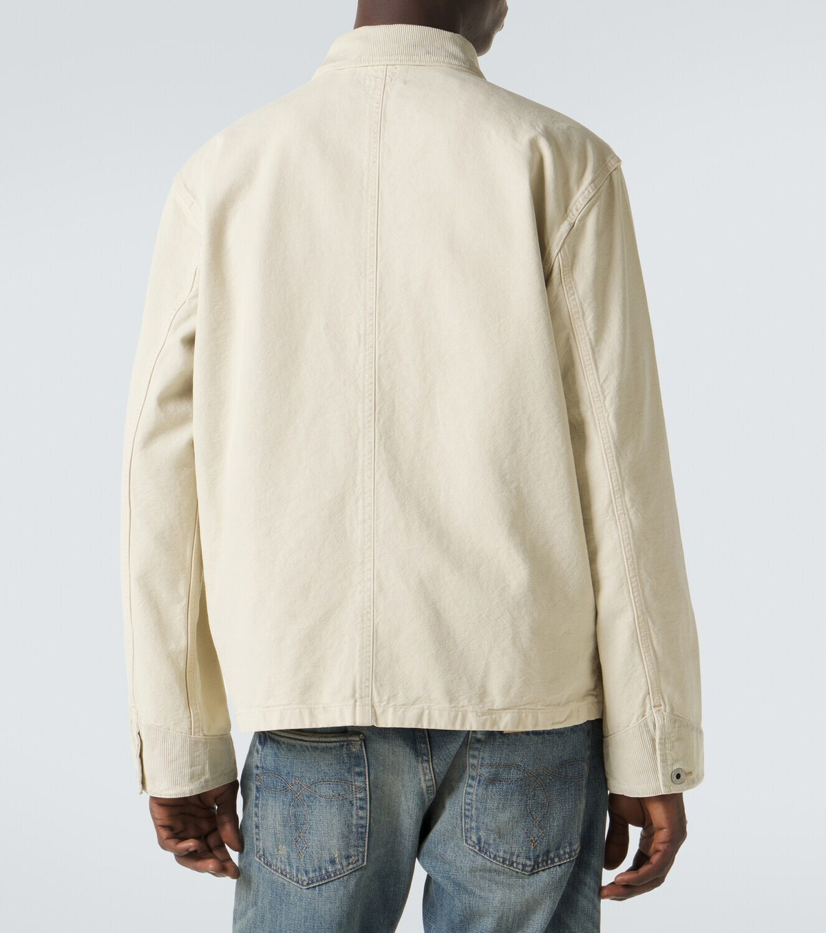 RRL Corduroy-trimmed denim jacket