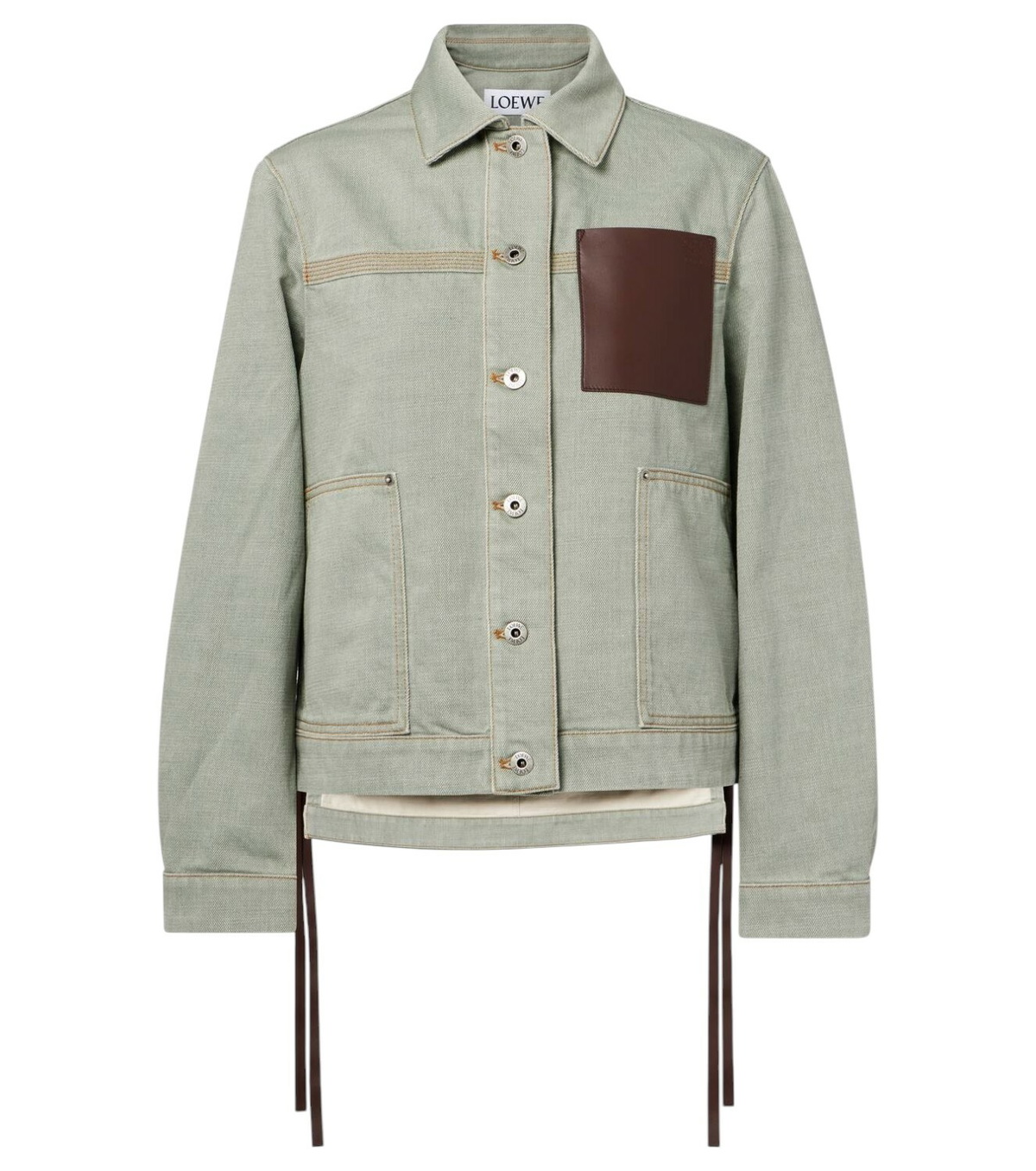 Loewe - Anagram cotton and linen jacket Loewe