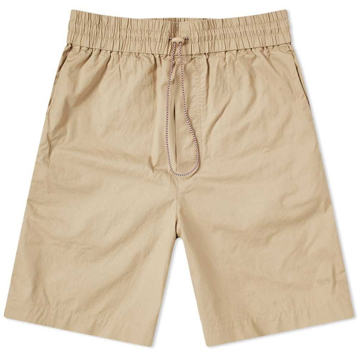 Photo: Wood Wood Baltazar Drawstring Short Light Khaki