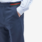 Gucci Men's Tape Waistband Trouser in Dark Navy