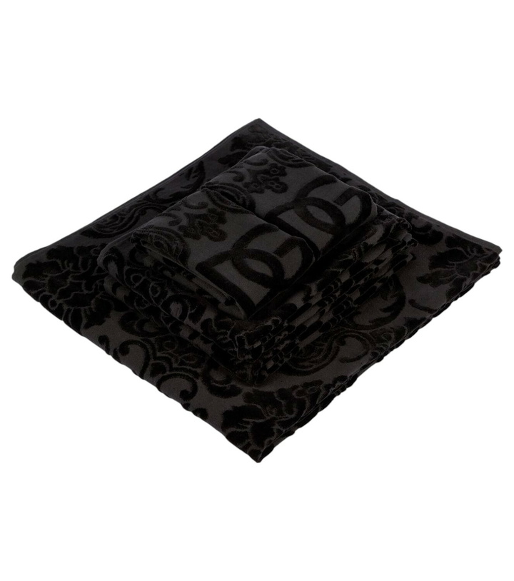 Photo: Dolce&Gabbana Casa Set of 5 jacquard cotton terry towels