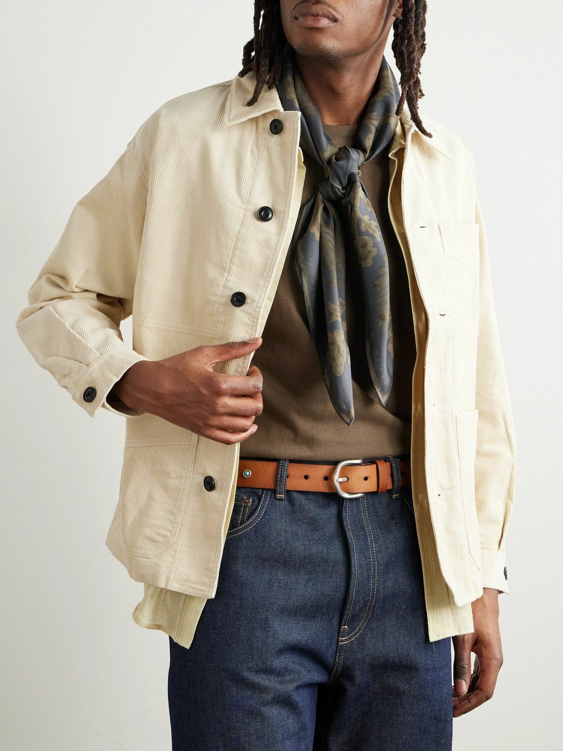 A Kind Of Guise - Sulil Printed Silk-Twill Scarf