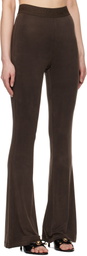 Versace Jeans Couture Brown Flared Leggings