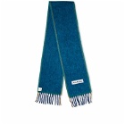 Acne Studios Men's Vally Solid Scarf in Turquoise Blue
