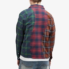 Dime Men's Triple Plaid Shirt in Multi