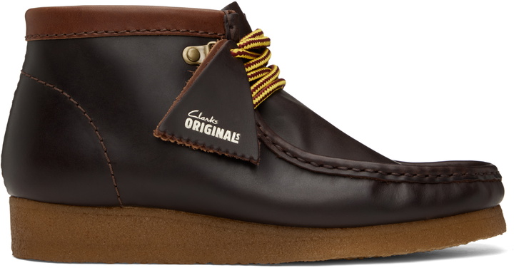 Photo: Clarks Originals Burgundy WallaBT Hiker Desert Boots