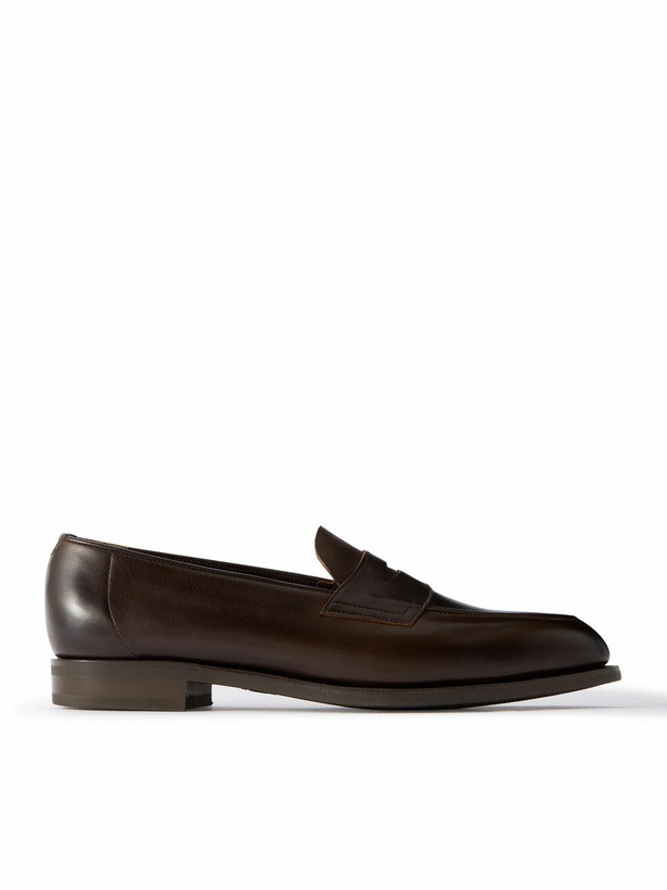 Photo: Edward Green - Piccadilly Leather Penny Loafers - Brown