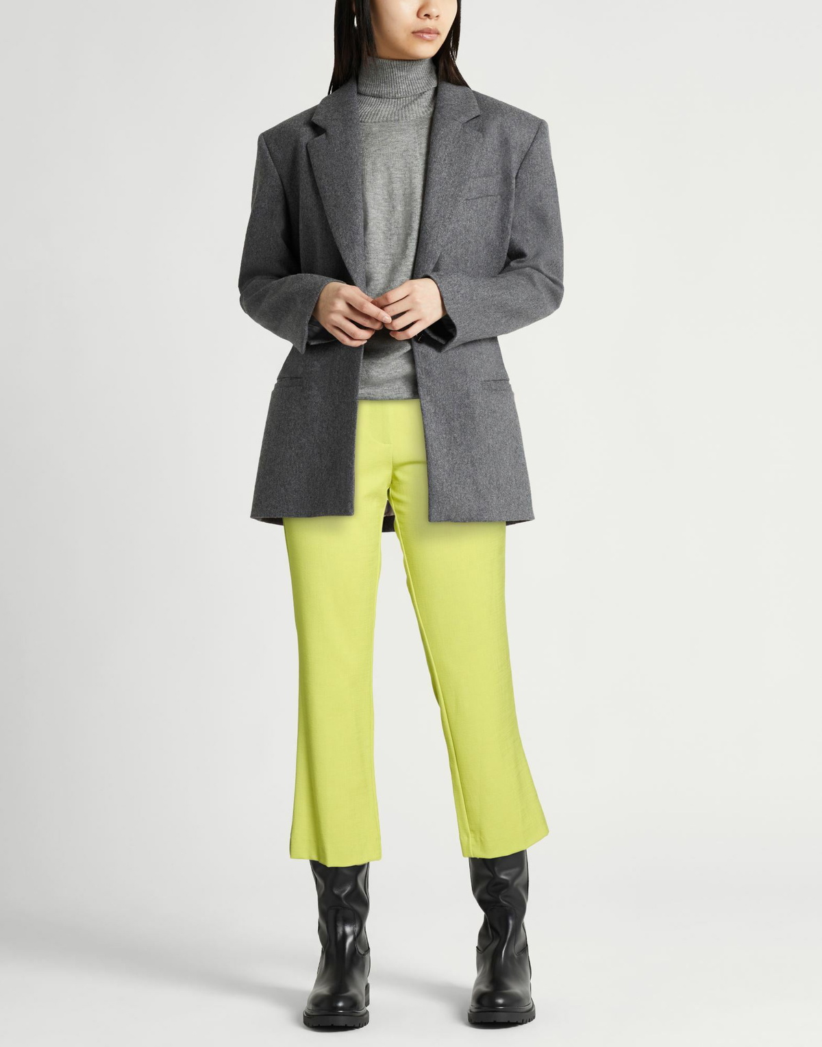 Jucca Womens Pants Lime in Green