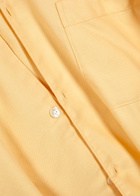 Tekla Unisex Yellow Flannel Pyjama Top, Top, 100% Organic Cotton