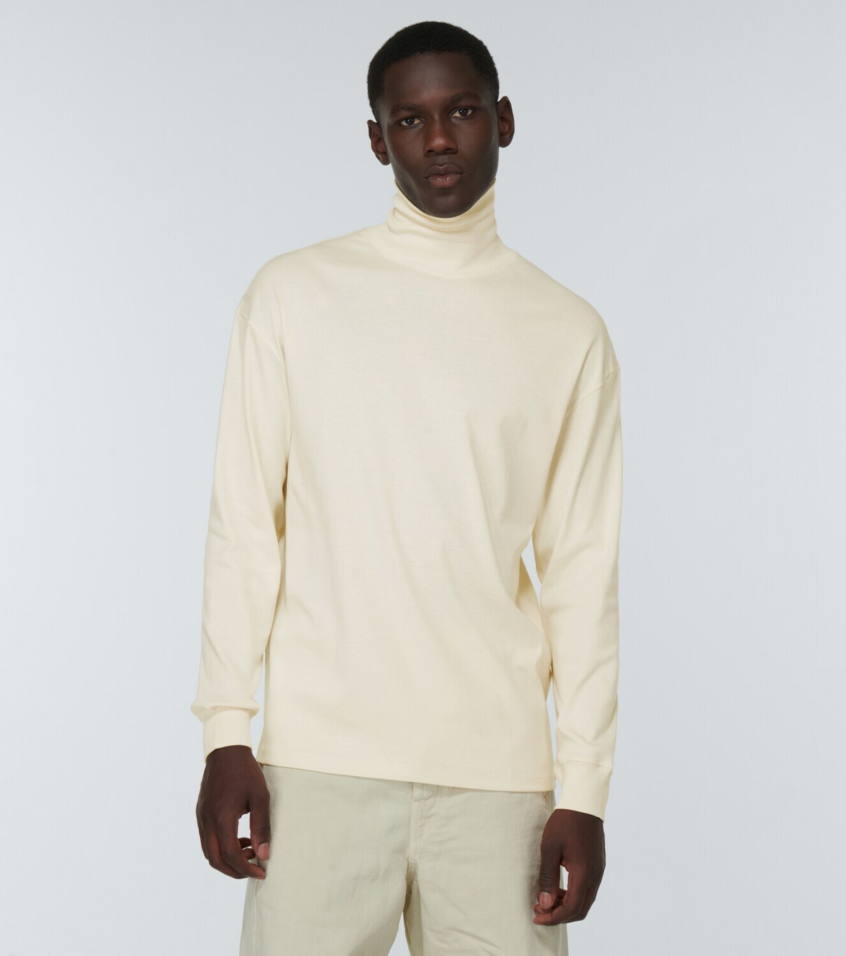 Lemaire Cotton jersey turtleneck sweater Lemaire