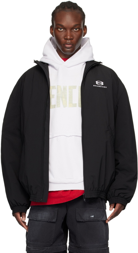 Photo: Balenciaga Black Unity Sports Icon Jacket