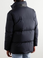 Herno Laminar - Laminar GORE-TEX® WINDSTOPPER® Quilted Down Jacket - Blue